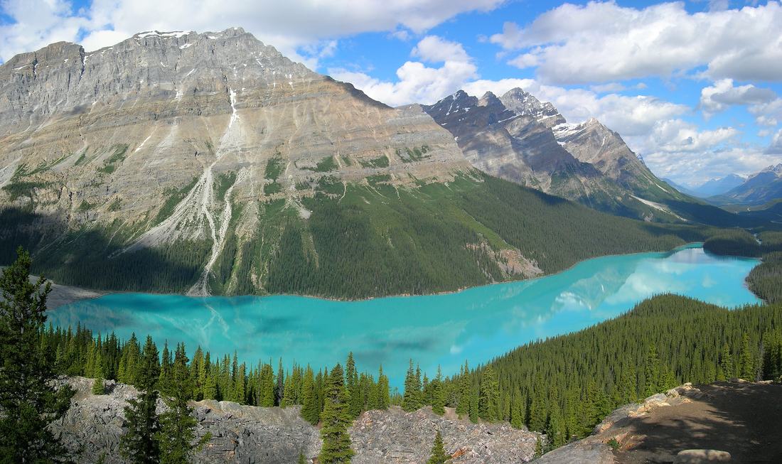 Peyto Lake in Banff National Park