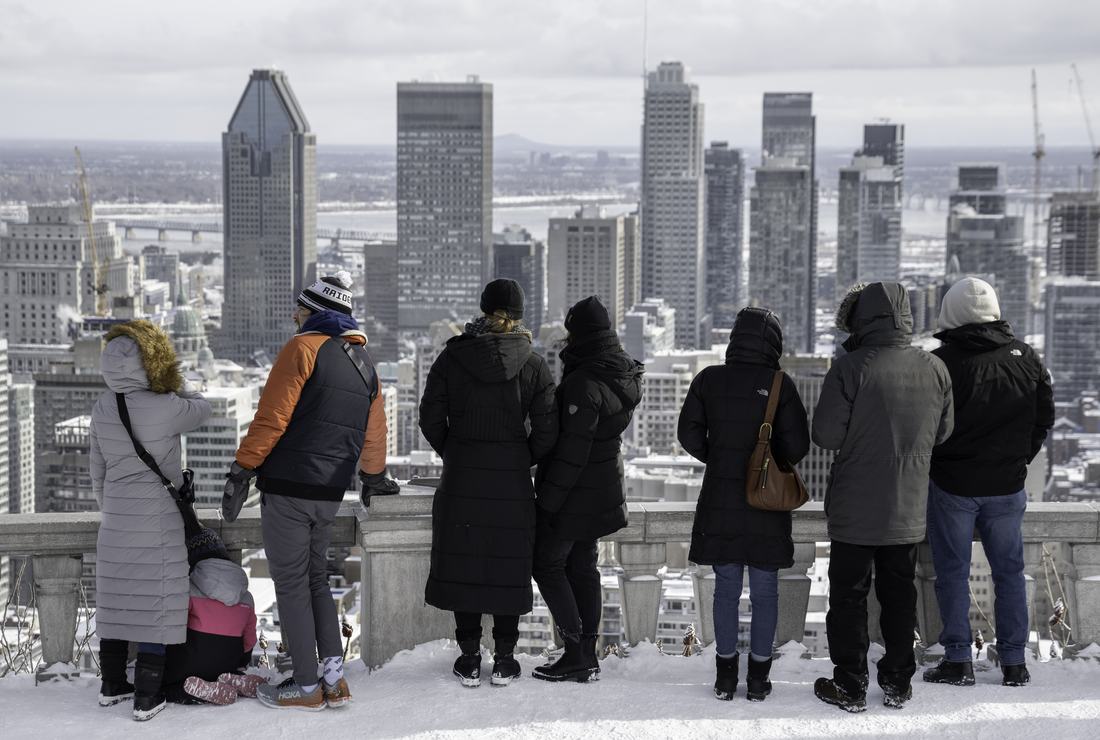 The Kondiaronk Belvedere lookout in Montreal
