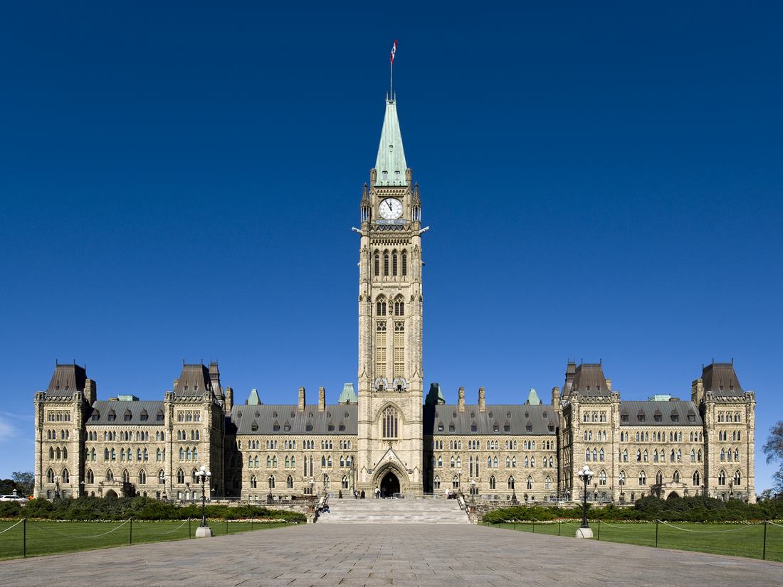 Centre Block on Parliament Hill in Ottawa