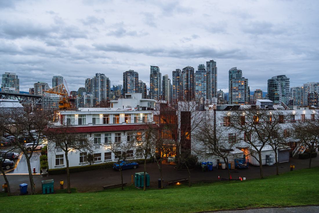 The Vancouver skyline