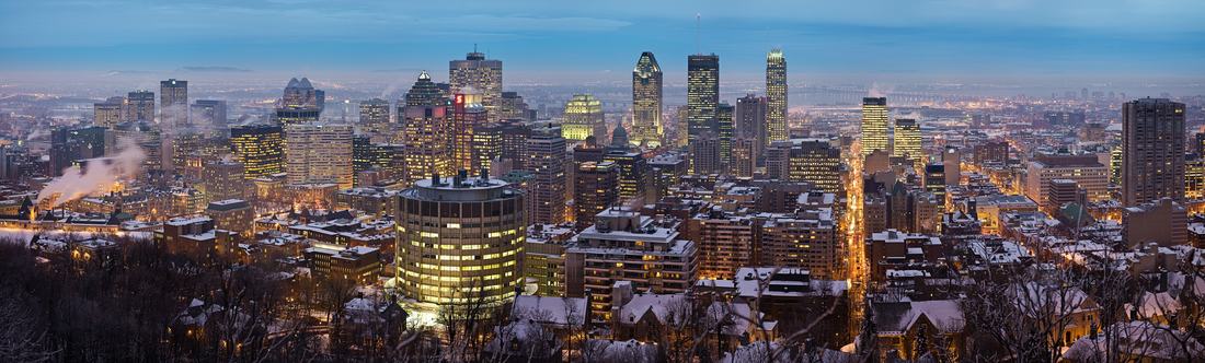 Montreal at twilight