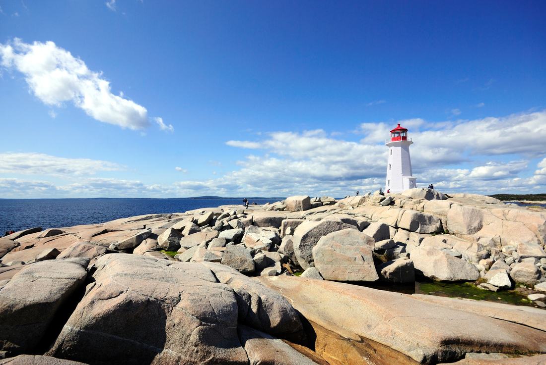 The lighthouse at Peggy's Cove, Nova Scotia