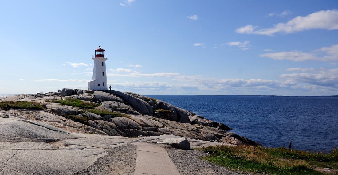The lighthouse at Peggy's Cove, Nova Scotia